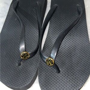 Tory Burch Black Flip Flops